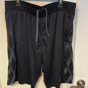 Men’s Adidas Black & Gray Basketball Shorts